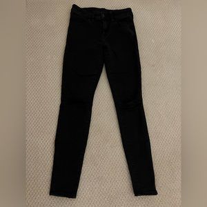 American Eagle Outfitters, ripped jeans, size 2, black